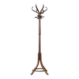 Baumann parrot coat rack simple dark beech
