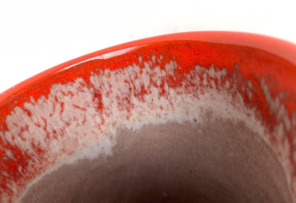 Mid-century minimalist vase WGP in West German ceramic by Marschner Kunsttöpferei, 1960s.