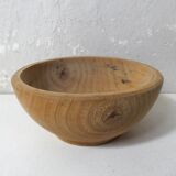 small turned wooden bowl