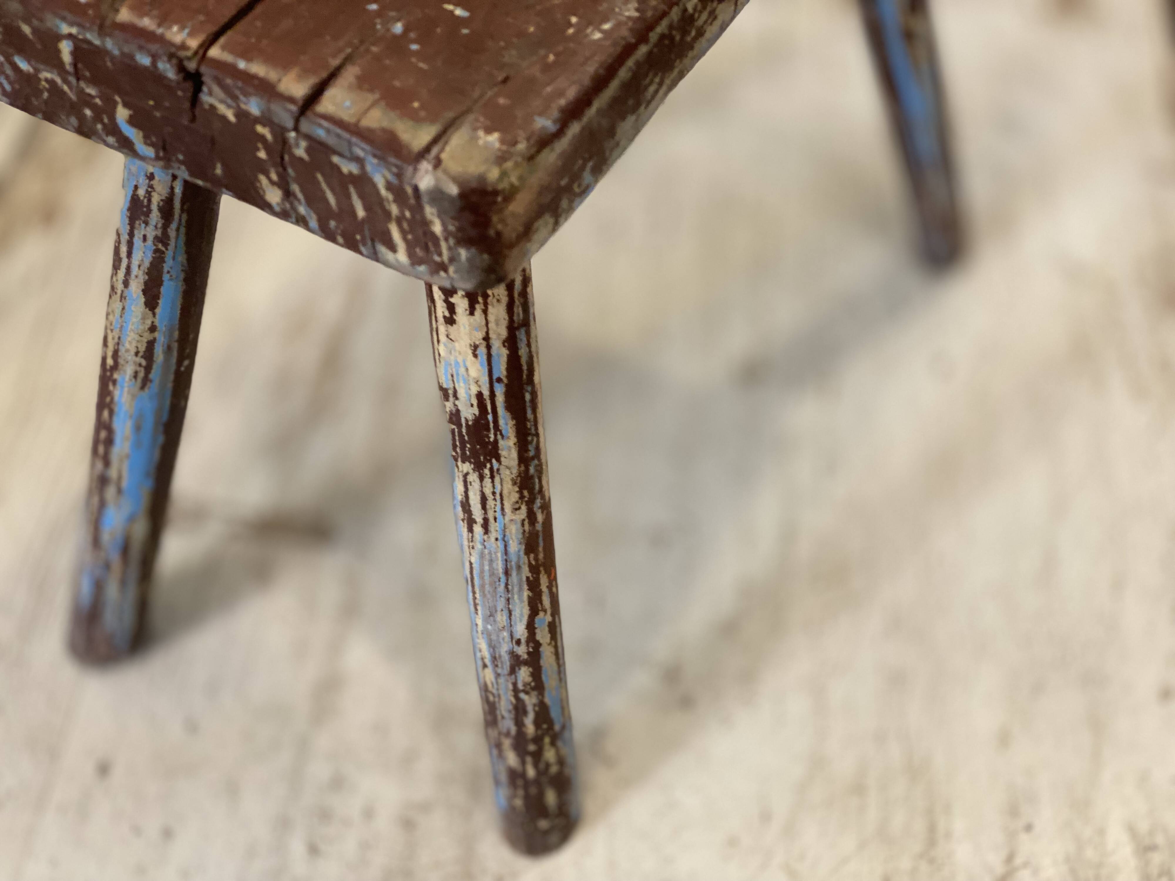 Small wooden stool