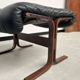 2 "Siesta" armchairs with their ottomans by Ingmar Relling, circa 1970