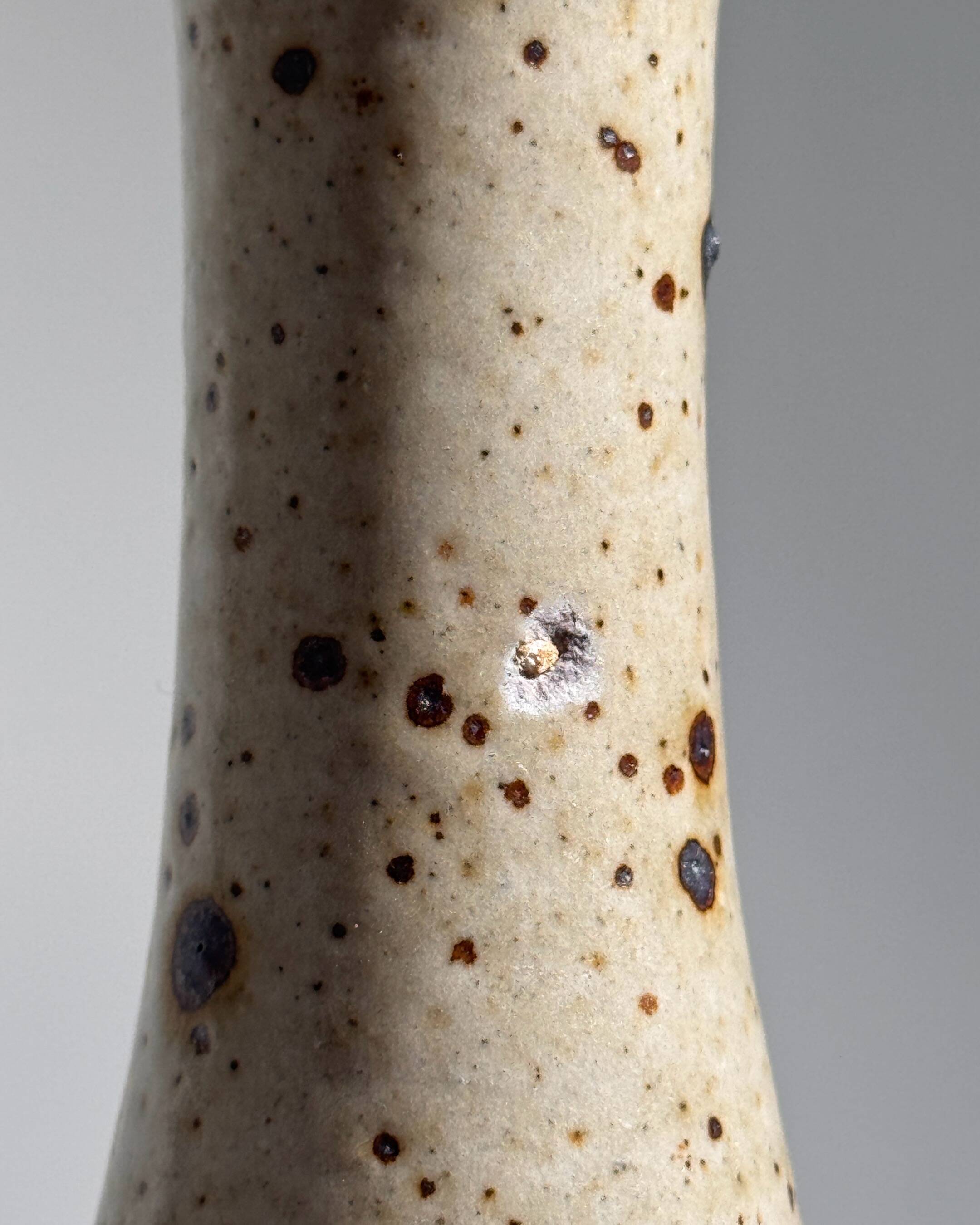 Stoneware soliflore vase