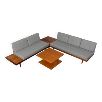 Svane daybed suit by Igmar Relling with two sofas and two coffe tables, Norway 1970s
