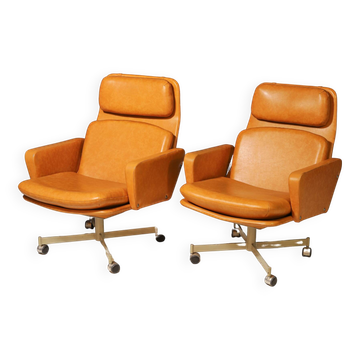 Vintage Lounge Chairs by Kovona | Czechoslovakia, 1970s