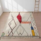 Handmade Moroccan rug, pure wool, 2.5x1.5 m.