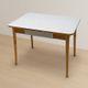 Coffee table, mid-century, formica and wood, 1960s, Czechoslovakia