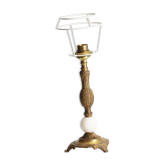 Vintage brass lamp foot