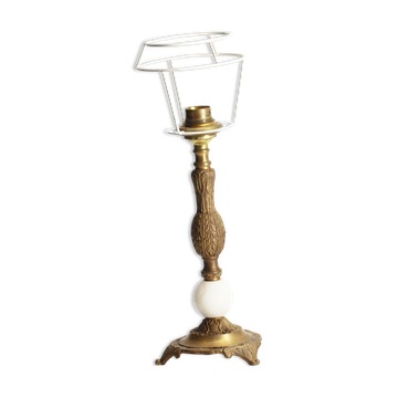 Vintage brass lamp foot