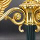 Flamboyant Pair of Candelabra/Chandeliers Solid Bronze Empire Style