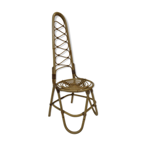 chaise vintage en rotin