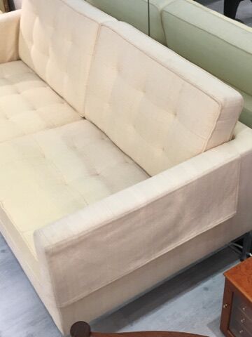 Vintage sofa two-seater Florence Knoll circa 1960