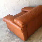 Leather armchair designed by Afra and Tobia Scarpa for B&B Italy, 1970s