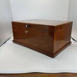 Biedermeier Box in Walnut on Oak, South Germany, 1850