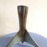 Ceramic vase tripod rocket design 60- 70 years