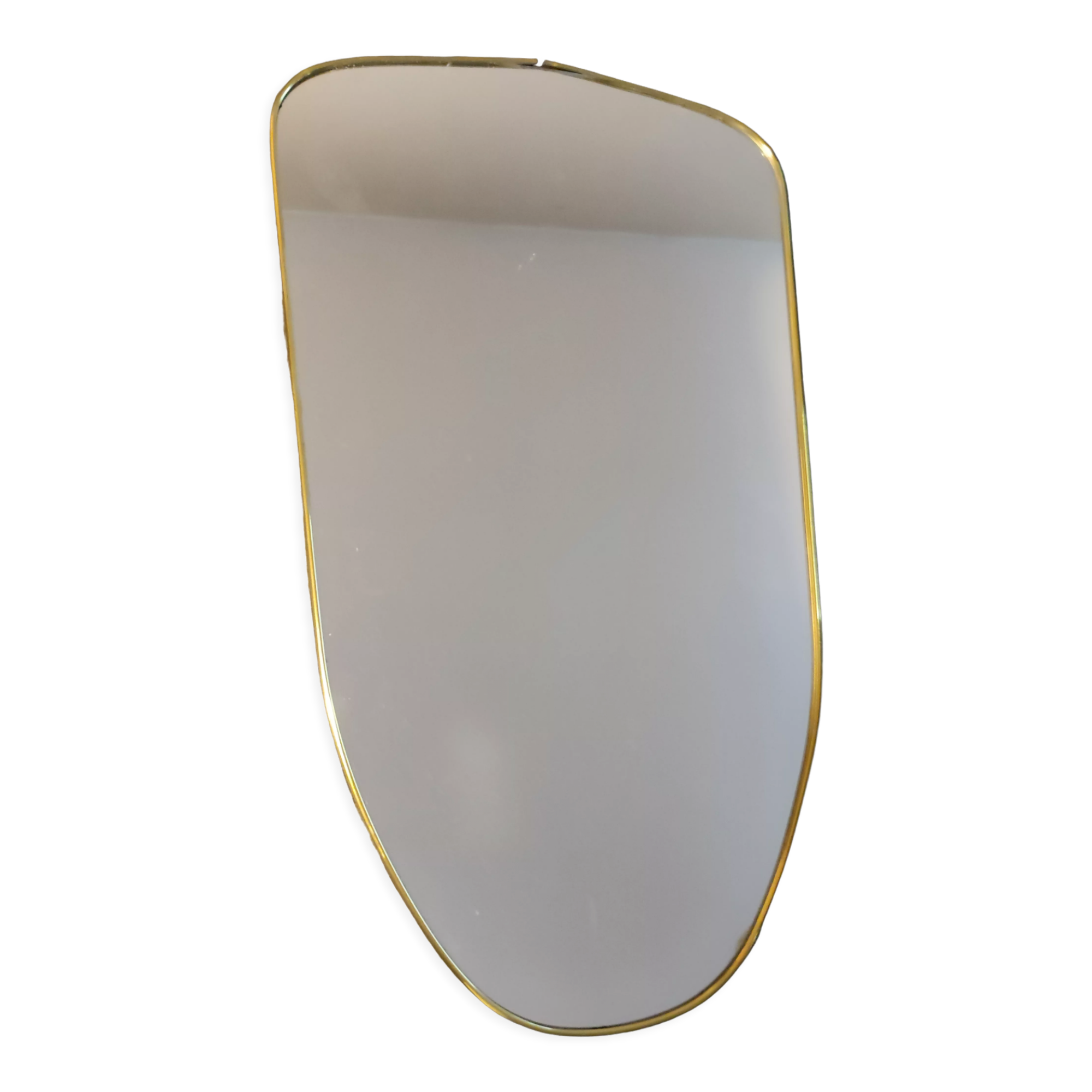 Asymmetrical free-form mirror vintage mirror