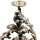 Wiskeman, pair of rococo chandelier, silver metal