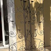 Screen Candle Holder Iron