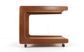 Danish design teak trolley - mid century modern