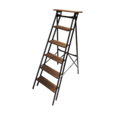 Escabeau en bois métal