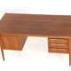 Gunnar Nielsen designer teak desk Tibergaard 'Hesselballe'