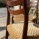 Lot of 6 vintage 1950s Scandinavian chairs in rosewood.