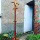 Old wooden coat rack