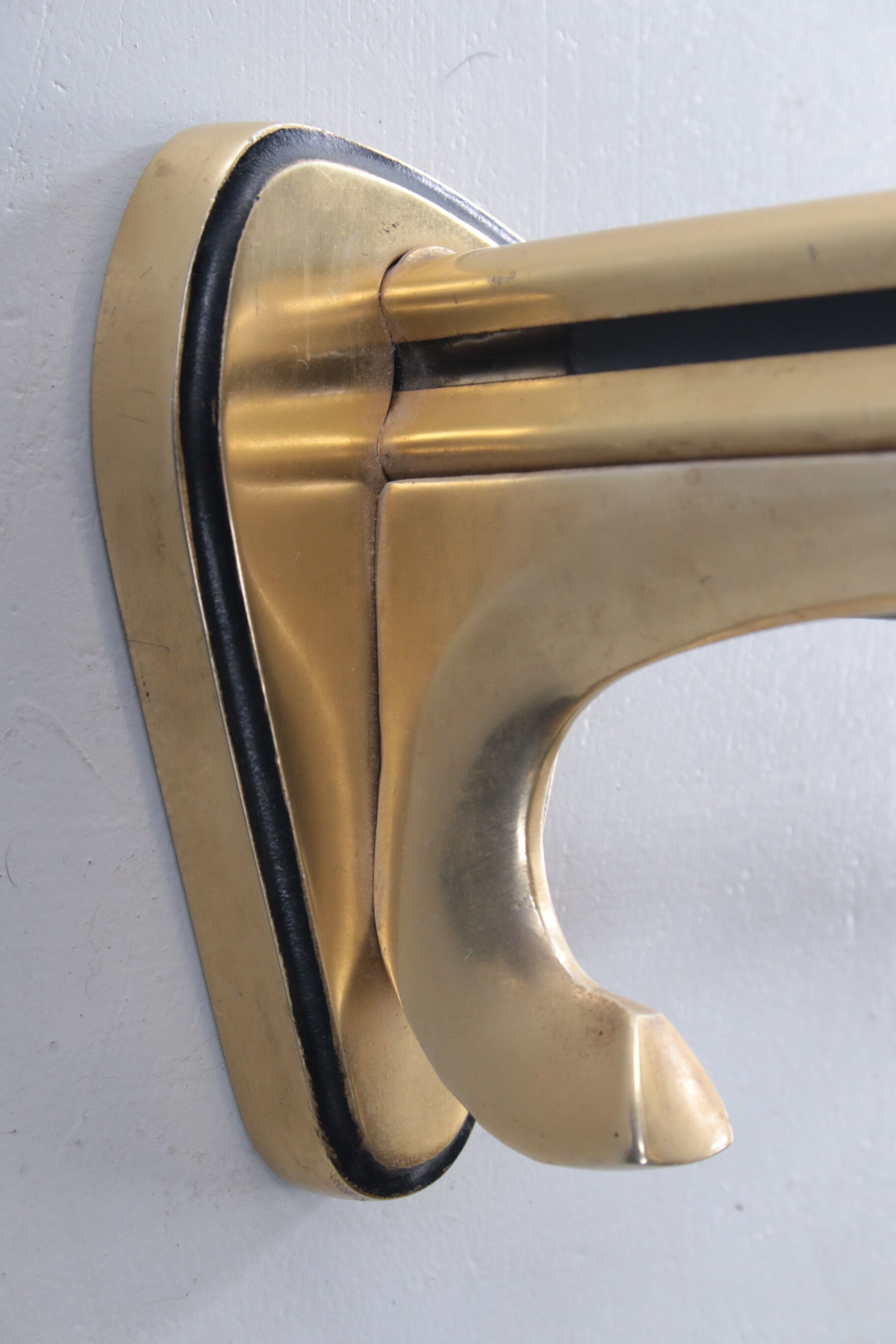 Wall coat rack Hollywood Regency style 1960s