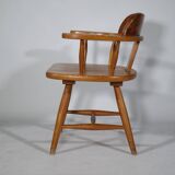 Scandinavian Design Armchairs made of Pine by Asko 1970s