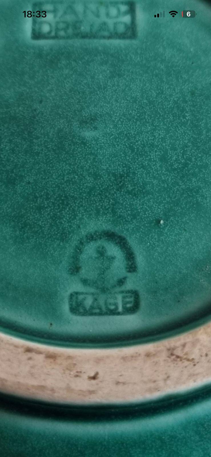 Wilhelm Kåge vase for Gustavsberg, turquoise glaze, hand-turned, Sweden