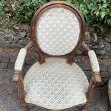 Fauteuil ancien style Louis XVI
