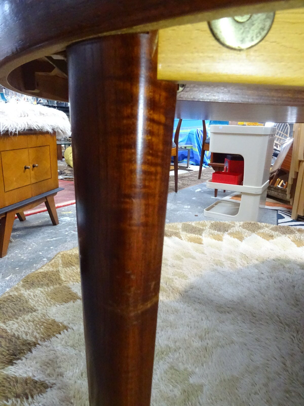 Table scandinave extensible en palissandre