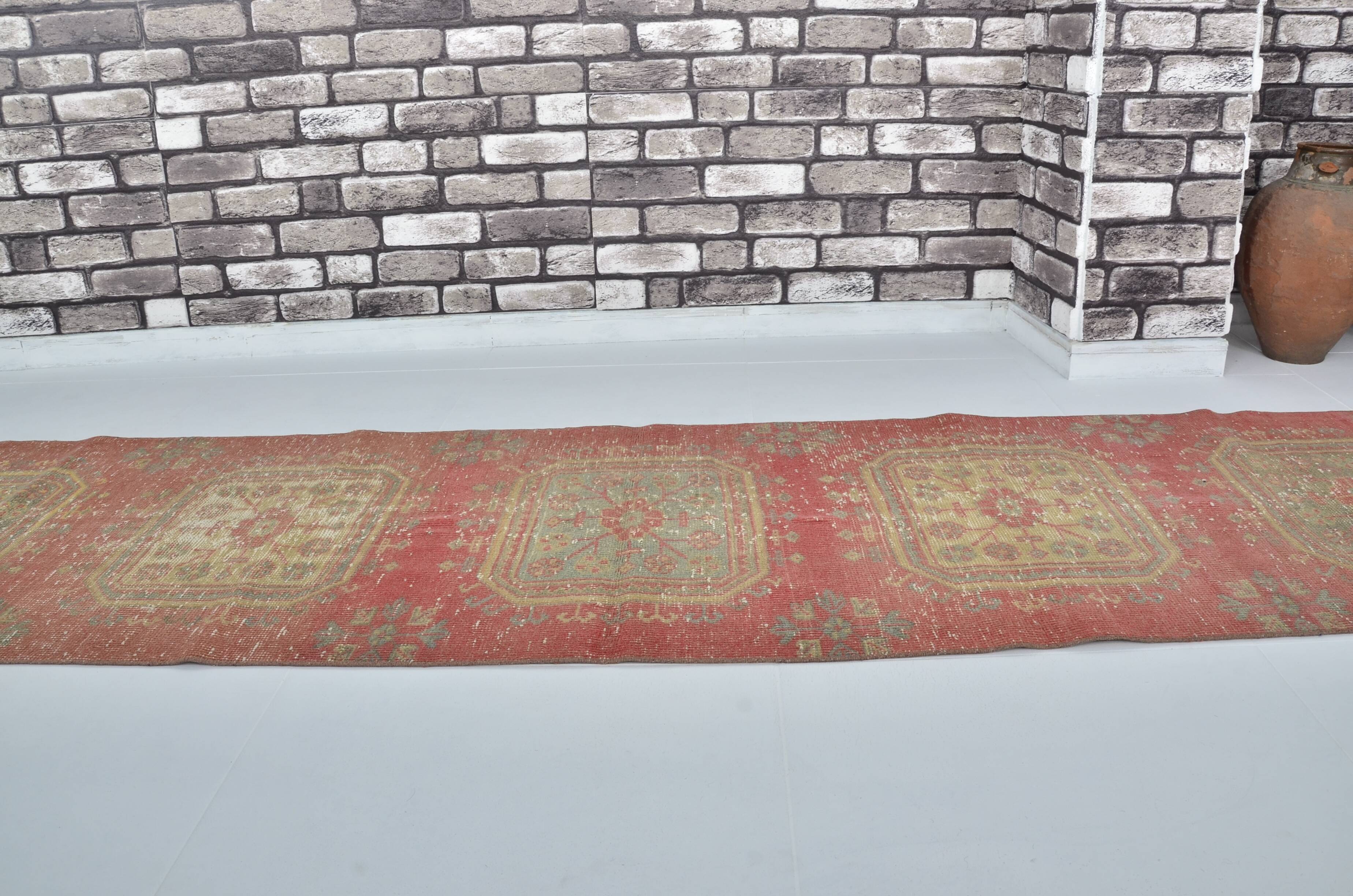 Oushak Vintage Handmade Runner Rug  sku 2131
