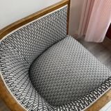 Art Deco Style Barrel Armchair