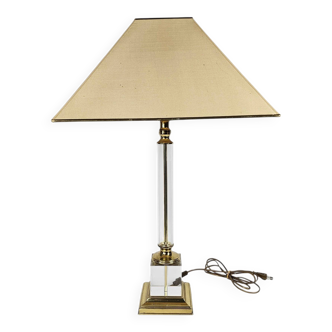 Kullmann lamps - Germany - brass - acrylic - Hollywood Regency - 70's