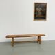 Solid elm bench 2m