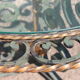 Wrought iron coffee table