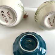 Marseille ceramic lot "alamar" pitcher jug pourer + ashtray pocket emptyer