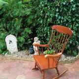 Wooden rocking chair