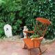 Wooden rocking chair