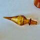Genie bottle Empoli Murano Italy Vintage amber 1950