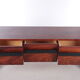 Low sideboard or TV cabinet made of Pallisander wood from the 1960s, Sweden.