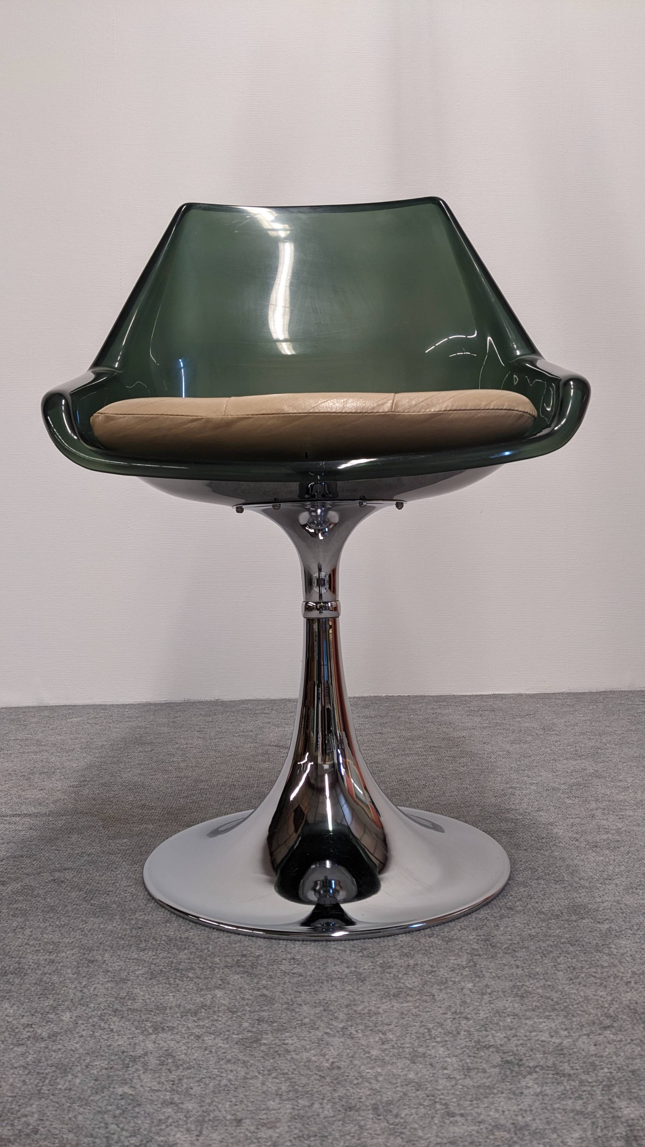 Set of 6 Space Age Tulip Chairs by Chromcraft USA, 1960s/70s