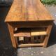 Farmhouse table with 2 solid oak benches