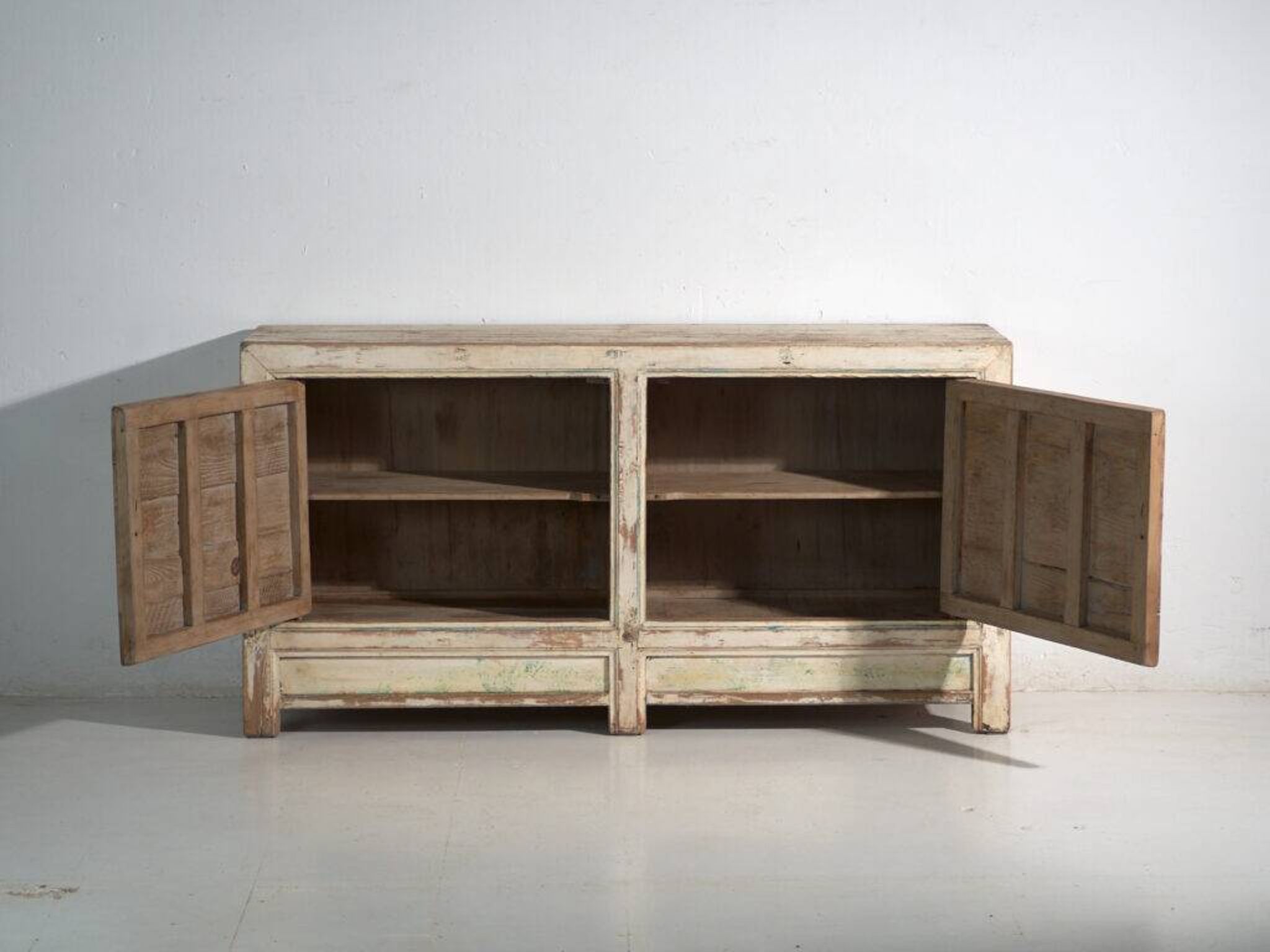 Antique buffet painted in pine wood – China, circa 1930