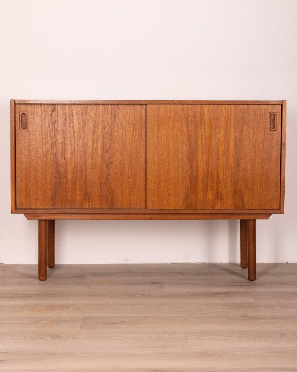 Vintage Sideboard in Teak Wood with Two Doors Danish Design, 1960s