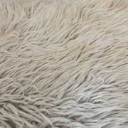 Large vintage carpet 100% pure wool Flokati with long pile from the 60s-70s.