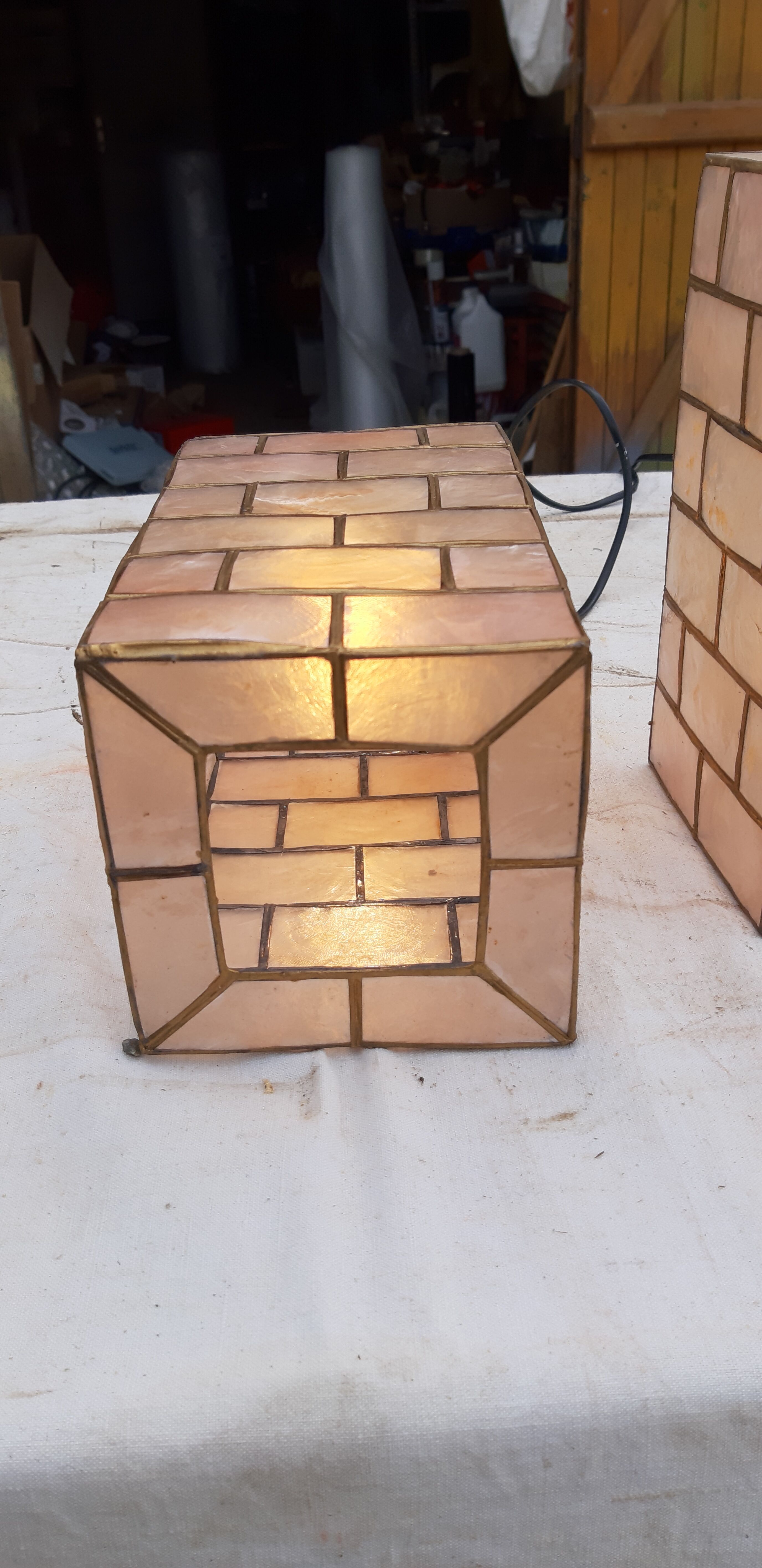 Pair of vintage pendant lights from the 1960s