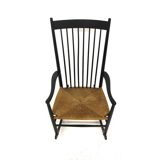 Vintage J16 rocking chair in beech by Hans Wegner for Möbler FD B, Denmark 1960s