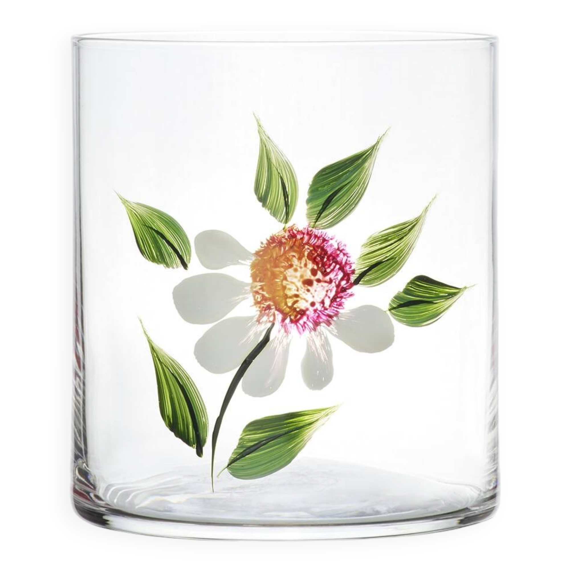 Gobelet en cristal marguerite sauvage