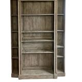 Solid wood bookcase